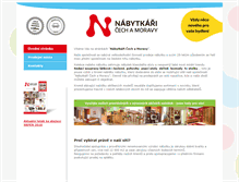 Tablet Screenshot of nabytkaricechamoravy.cz